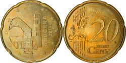 World Coins - Andorra, 20 Euro Cent, 2014, , Brass, KM:524