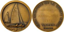 World Coins - France, Medal, Club Nautique de la Haute Seine, Championnat des Journalistes