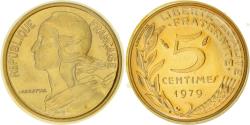World Coins - Coin, France, Marianne, 5 Centimes, 1979, Paris, FDC,