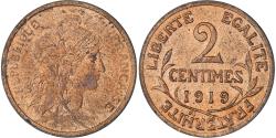World Coins - Coin, France, Dupuis, 2 Centimes, 1919, Paris, , Bronze, KM:841
