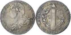 World Coins - France, Louis XVI, 2 sols François, 1791 / AN 3, Paris, , Copper