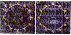 World Coins - France, Monnaie de Paris, Euro-Set, 2002, FDC.BU,