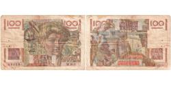 World Coins - France, 100 Francs, Jeune Paysan, 2-1-1953, W.512, VF(20-25)