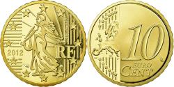 World Coins - France, 10 Euro Cent, 2012, BE, , Brass, KM:1410
