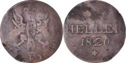 World Coins - Coin, German States, FRANKFURT AM MAIN, Heller, 1820, Frankfurt,