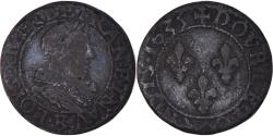 World Coins - Coin, France, Louis XIII, Double Tournois, 1635, Tours, , Copper