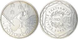 World Coins - France, 10 Euro, Poitou-Charentes, 2010, Paris, , Silver, KM:1667