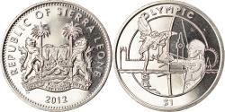 World Coins - Coin, Sierra Leone, Dollar, 2012, British Royal Mint, Tir à l'arc,