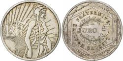 World Coins - France, 5 Euro, Semeuse, 2008, Monnaie de Paris, Silver,