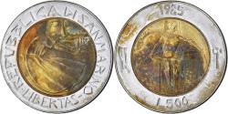 World Coins - Coin, San Marino, 500 Lire, 1985, Rome, , Bi-Metallic, KM:181