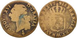 World Coins - Coin, France, Louis XVI, Sol, 1791, Metz, , Copper, KM:602.1