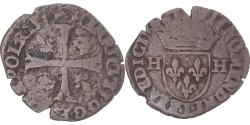 World Coins - Coin, France, Douzain aux deux H, 1589, Limoges, Henri III, , Billon