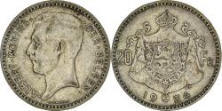 World Coins - Coin, Belgium, 20 Francs, 20 Frank, 1934, , Silver, KM:104.1