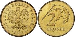 World Coins - Poland, 2 Grosze, 2011, Warsaw, Brass, , KM:277