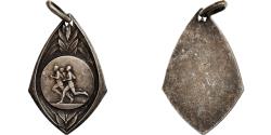 World Coins - France, Medal, USEP, Course à Pieds, Silvered Metal,