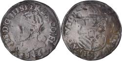 World Coins - Coin, Spanish Netherlands, Philippe II, Liard, 1586, Bruges, , Copper