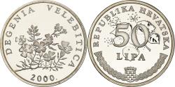 World Coins - Coin, Croatia, 50 Lipa, 2000, Proof, , Nickel plated steel, KM:19