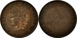 World Coins - Coin, France, Cérès, Centime, 1893, Paris, , Bronze, KM:826.1