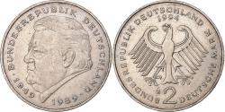 World Coins - Federal Republic of Germany, 2 Mark, 1994, Karlsruhe, Copper-Nickel Clad Nickel