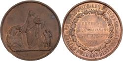 World Coins - France, Medal, Quête pour les pauvres, Dixième arrondissement, 1862, Copper