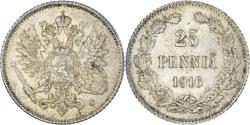 World Coins - Coin, Finland, Nicholas II, 25 Penniä, 1916, Helsinki, , Silver