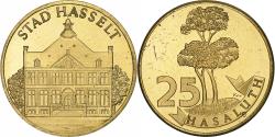 World Coins - Belgium, Token, 25 Hasaluth - Stad Hasselt, 1982, Bronze,