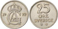 World Coins - Sweden, Gustaf VI, 25 Öre, 1973, Copper-nickel, , KM:836