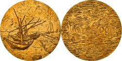 World Coins - France, Medal, Peinture, Van Gogh, Les Barques sur la Plage, Arts & Culture