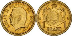World Coins - Coin, Monaco, Franc, 1943, Poissy, , Cupro-Aluminium, Gadoury:MC 132