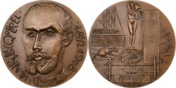 World Coins - France, Medal, Henri Becquerel, 1971, Bronze,