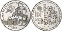 World Coins - France, 6.55957 Francs, Art de la Renaissance, 2000, Monnaie de Paris, BE