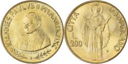 World Coins - Coin, VATICAN CITY, John Paul II, 200 Lire, 1990, , Aluminum-Bronze