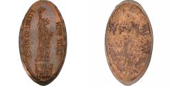 Us Coins - United States, Elongated Coin, Statue of Liberty, New-York, Copper,