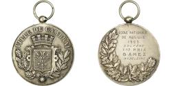 World Coins - France, Medal, Ecole Nationale de Musique, Solfège, Cambrai, 1923,
