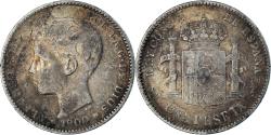 World Coins - Coin, Spain, Alfonso XIII, Peseta, 1900, Madrid, , Silver, KM:706