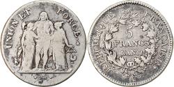 World Coins - Coin, France, Union et Force, 5 Francs, AN 11, Paris, , Silver