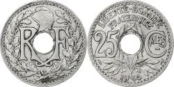 World Coins - France, 25 Centimes, Lindauer, 1914, Paris, Souligné, Nickel,