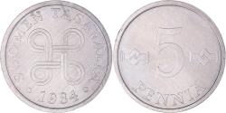 World Coins - Coin, Finland, 5 Pennia, 1984, , Aluminum, KM:45a