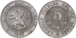 World Coins - Belgium, Leopold I, 5 Centimes, 1862, Copper-nickel, , KM:21