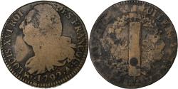 World Coins - France, Louis XVI, 2 Sols François, 1792 / AN 4, Paris, Métal de