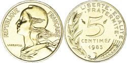 World Coins - Coin, France, Marianne, 5 Centimes, 1983, Paris, FDC, , Aluminum-Bronze
