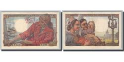 World Coins - Banknote, France, 20 Francs, 20 F 1942-1950 ''Pêcheur'', 1950, 1950-02-09