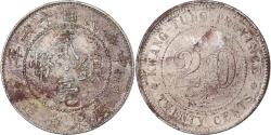 World Coins - Republic of China, Kwantung, 2 Jiao, 20 Cents, Yr 11 (1922), Silver,