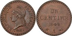 World Coins - France, 1 Centime, Dupré, 1849, Paris, Copper, , Gadoury:84