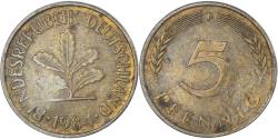 World Coins - Coin, Germany, 5 Pfennig, 1984