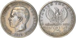 World Coins - Coin, Greece, Constantine II, 2 Drachmai, 1971, , Copper-nickel, KM:99