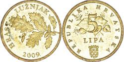 World Coins - Coin, Croatia, 5 Lipa, 2009
