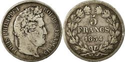 World Coins - Coin, France, Louis-Philippe, 5 Francs, 1834, Toulouse, , Silver