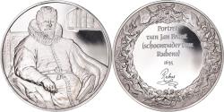 World Coins - France, Medal, Peinture, Rubens, Portrait de Jan Brant, 1980, Proof,