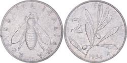 World Coins - Coin, Italy, 2 Lire, 1954, Rome, , Aluminum, KM:91